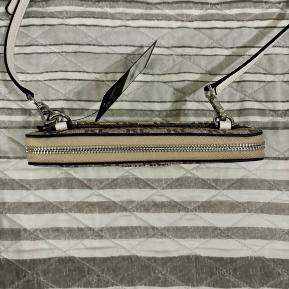 Karl Lagerfeld Paris SLG Crossbody Beige Taupe Handbag - Picture 5 of 15